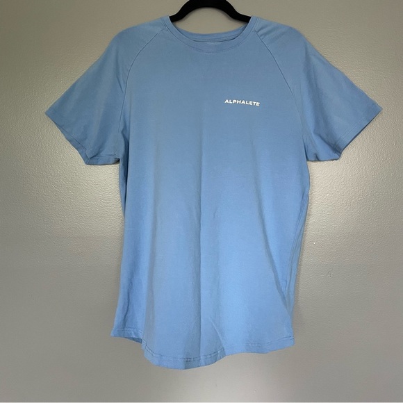 Alphalete | Men's Performance Fit Blue T-shirt sz M - Picture 1 of 15